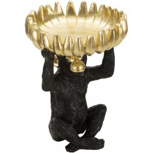 Mauro Ferretti Deko bol singe Ø23x31,5 cm noir or...