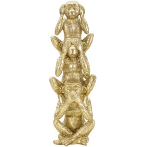 Mauro Ferretti Figurine décorative singe tour...
