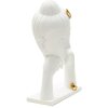 Mauro Ferretti Buste de Bouddha 21,5x13x36 cm blanc or