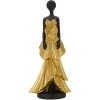 Mauro Ferretti figure femme 14,5x10x33 cm noir or
