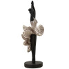 Mauro Ferretti figure danseuse 17x14x43 cm noir argent