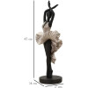 Mauro Ferretti figure danseuse 17x14x43 cm noir argent