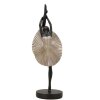 Mauro Ferretti figure danseuse 14x14x42,5 cm noir argent