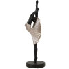 Mauro Ferretti figure danseuse 14x14x42,5 cm noir argent