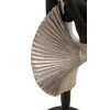Mauro Ferretti figure danseuse 14x14x42,5 cm noir argent