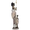Mauro Ferretti Figurine Masaï avec enfant 11,5x8,5x46 cm