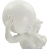 Mauro Ferretti sculpture Atlas 18x12,5x50 blanc
