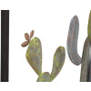 Mauro Ferretti décoration murale cadre cactus 50x1,3x50 cm vert bleu clair