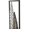 Mauro Ferretti décoration murale feuilles 30,5x2,5x99,5 cm or argent