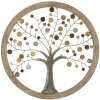 Mauro Ferretti panneau mural arbre de vie Ø61x1,8 cm or naturel