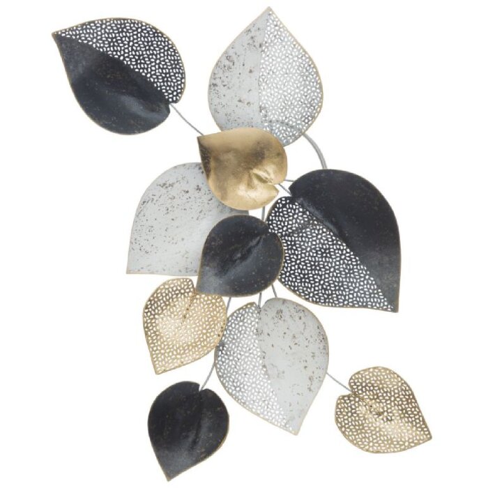 Mauro Ferretti panneau mural Half Leaf 62,5x5,5x40 cm multicolore