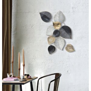 Mauro Ferretti panneau mural Half Leaf 62,5x5,5x40 cm multicolore