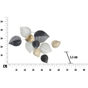 Mauro Ferretti panneau mural Half Leaf 62,5x5,5x40 cm multicolore