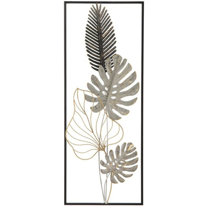 Mauro Ferretti panneau mural Plam 28,5x3x74 cm multicolore