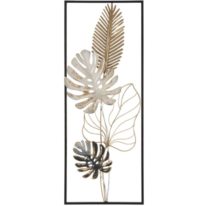 Mauro Ferretti panneau mural Plam 28,5x3x74 cm multicolore