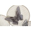 Mauro Ferretti Panneau mural Butterfly Dark 66x5x38 cm gris beige