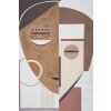 Mauro Ferretti peinture murale Ethnic Face 60x2,7x80 cm multicolore