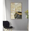 Mauro Ferretti Tableau en verre avec cadre Woody 60x3,5x90 cm multicolore