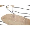 Mauro Ferretti panneau mural poisson 60x2x30 cm noir naturel