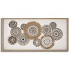 Mauro Ferretti peinture murale Marcy 70x2,8x35 cm crème marron