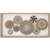 Mauro Ferretti peinture murale Marcy 70x2,8x35 cm crème marron