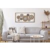 Mauro Ferretti peinture murale Marcy 70x2,8x35 cm crème marron