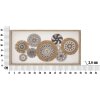 Mauro Ferretti peinture murale Marcy 70x2,8x35 cm crème marron