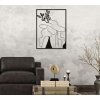 Mauro Ferretti Panneau mural Elegant 60x1x80 cm noir