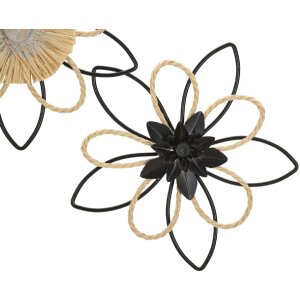 Mauro Ferretti panneau mural Flow 60x4x35 cm nature noir