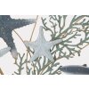 Mauro Ferretti panneau mural étoile de mer 95,3x5x53,3 cm bleu
