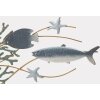 Mauro Ferretti panneau mural étoile de mer 95,3x5x53,3 cm bleu