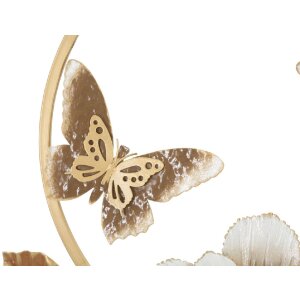 Mauro Ferretti décoration murale Rouns 58,4x5,1x63,5 cm beige doré