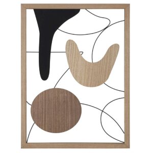 Mauro Ferretti Panneau mural Astroy 60x2x80 naturel MDF