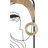 Mauro Ferretti panneau mural Picassy 52x2x63 cm noir brun or
