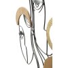 Mauro Ferretti panneau mural Picassy 53x2x55 cm noir brun or