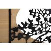Mauro Ferretti panneau mural arbre set de 3 pièces 176x2x90 cm noir marron
