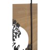 Mauro Ferretti panneau mural arbre set de 3 pièces 176x2x90 cm noir marron