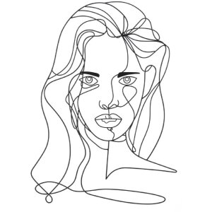 Mauro Ferretti panneau mural visage 57,5x1,3x80 cm noir