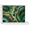 Mauro Ferretti peinture murale Smeraldy 82x4x62 cm vert or