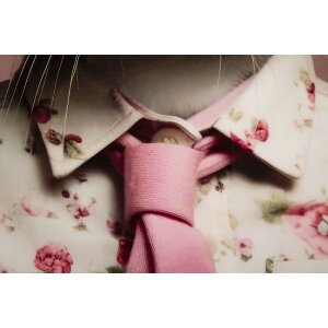 Mauro Ferretti peinture murale Bunny avec cadre 62,5x2,8x62,5 cm rose