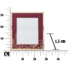 Mauro Ferretti cadre photo Glam 20x25 cm bordeaux or