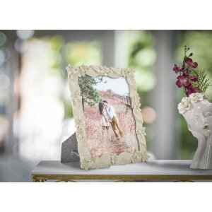 Mauro Ferretti cadre photo feuille 20x25 cm crème