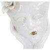 Mauro Ferretti Vase Femme Masque 16,5x14x27,3 cm blanc or