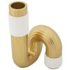 Mauro Ferretti Vase Bann 10,7x10,7x18,3 cm or blanc