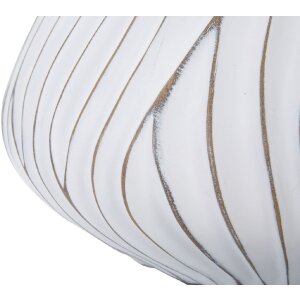 Mauro Ferretti Cache-pot Honduras Ø 40x20 cm blanc lavé