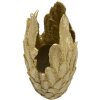 Mauro Ferretti Vase Plumes 34,5x34x91 cm doré