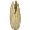 Mauro Ferretti Vase Plumes 32x34x80 cm doré