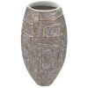 Mauro Ferretti Vase Eklips Tour 24x11,5x59,5 cm or blanc
