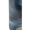 Mauro Ferretti Vase Elegant Ø 15x34 cm bleu or avec couvercle
