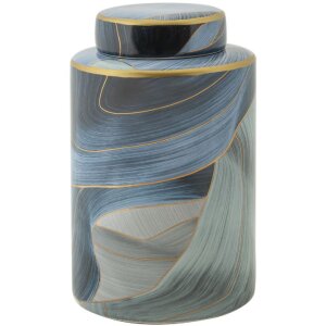 Mauro Ferretti Vase Elegant Ø 15x24 cm bleu or...